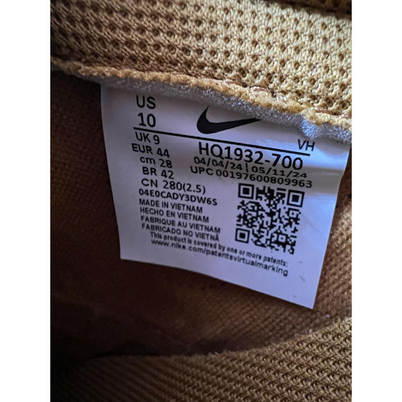 Nike Dunk Low Retro SE Wheat Gum HQ1932-700 Men's Sizes 10 NEW. - Picture 3 of 12